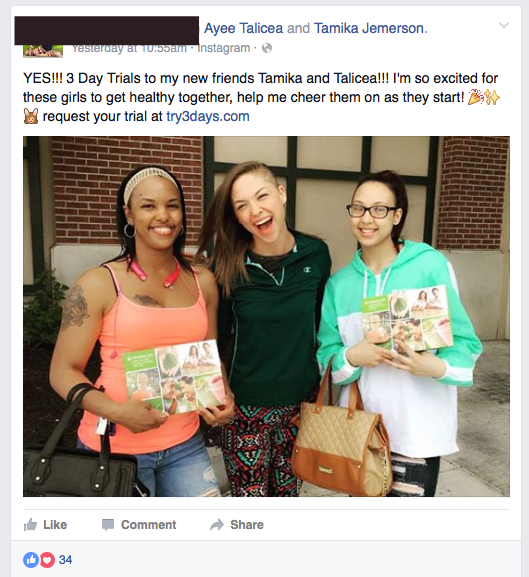 Herbalife 3-day Trial Pack New Client Recognition